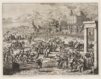 KG 05683
<br/>
Vierde plaag: insecten
<br/>
<em>Luyken, Jan (1649-1712)</em>